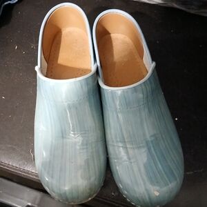 Blue Slip-On Clogs